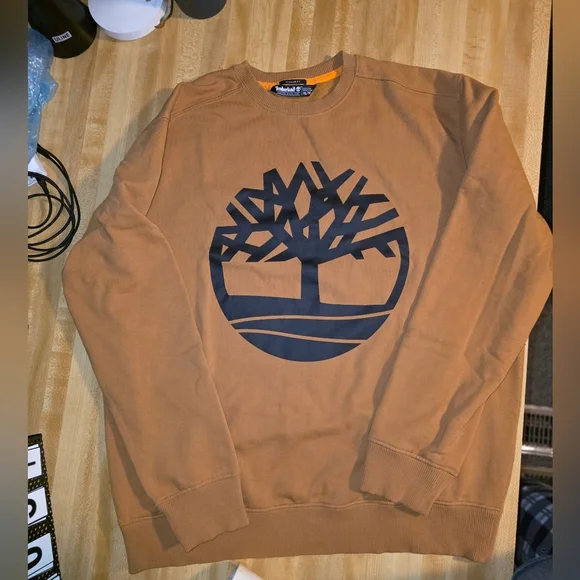 Timberland Rust Colored Unisex Sweatshirt XL (SW1) - Picture 6 of 10